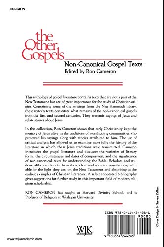 The Other Gospels: NonCanonical Gospel Texts,Used