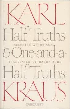 HalfTruths & One&AHalf Truths: Selected Aphorisms,Used