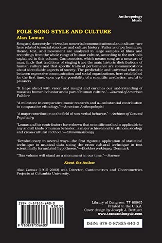 Folk Song Style and Culture,Used