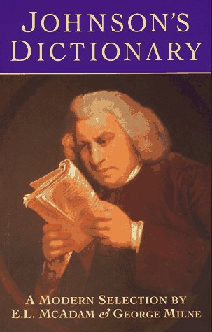 Johnson's Dictionary: A Modern Selection,Used