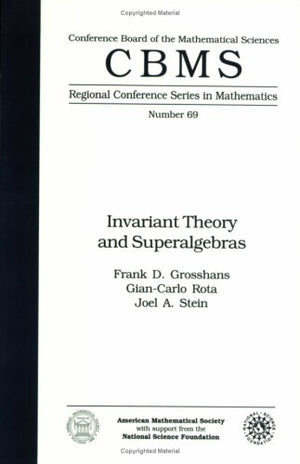 Invariant Theory And Superalgebras (Cbms Regional Conference Series In Mathematics),Used