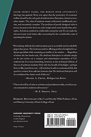 The Antitrust Enterprise: Principle and Execution,Used