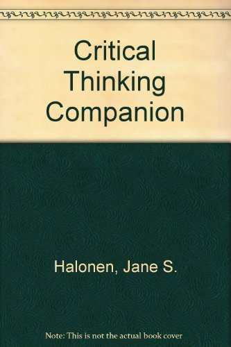 The Critical Thinking Companion for Introductory Psychology,Used
