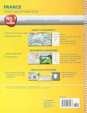 France 2019 A4 Tourist & Motoring Atlas: Tourist & Motoring Atlas A3 spiral (Michelin Road Atlases),Used