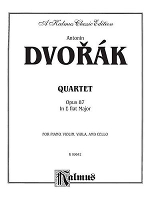 Quartet Opus 87 In E flat Major: For Piano, Violin, Viola and Cello (Kalmus Edition),Used