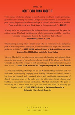 Bloomsbury USA Book: Don't Even Think About It - Climate Change Insights
