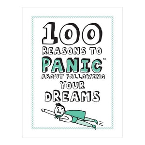 Knock Knock 100 Reasons to Panic about Following Your Dreams,Used