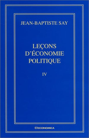 Leons D'Conomie Politique (Iv),Used