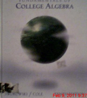 Fundamentals of College Algebra (Available Titles CengageNOW)
