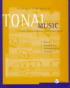 Techniques and Materials of Tonal Music,Used