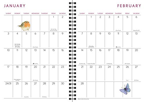 Marjolein Bastin Nature's Inspiration 2021 Monthly/Weekly Planner Calendar,Used