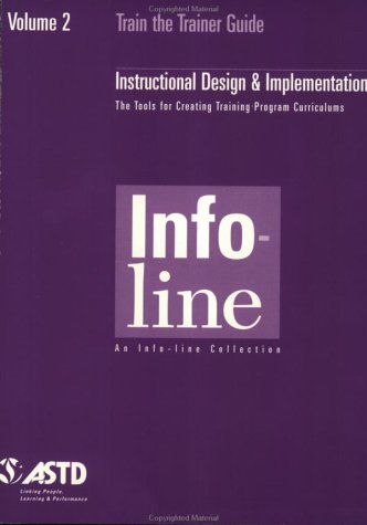 Train The Trainer/Vol 2: Instructional Design & IMP,Used