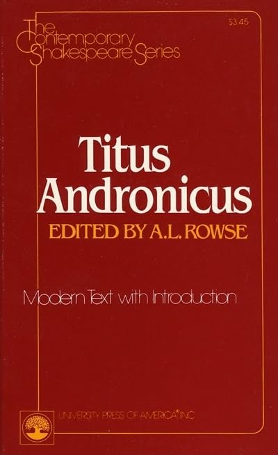 Titus Andronicus (Contemporary Shakespeare Series) (Volume 43),Used