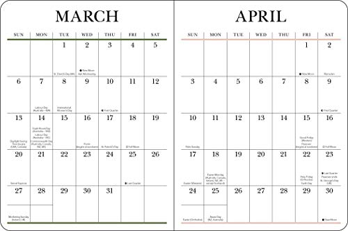Floriography 2022 Monthly/Weekly Planner Calendar: Secret Meaning Of Flowers