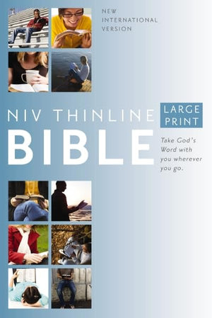 NIV, Thinline Bible, Large Print, Hardcover, Red Letter Edition,New