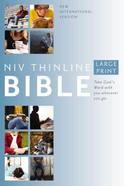 NIV, Thinline Bible, Large Print, Hardcover, Red Letter Edition,New