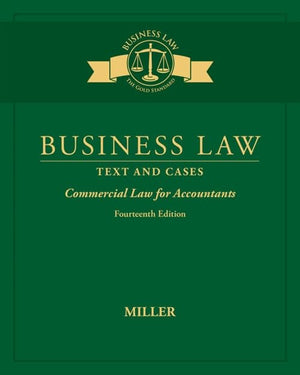 Business Law: Text & Cases  Commercial Law for Accountants,Used