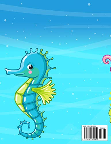 Ocean Coloring book for kids: Coloring Book for Girls Cute Doodle Animals Coloring Books Ages 24, 48, 912 (Shark, Dolphin and,Used