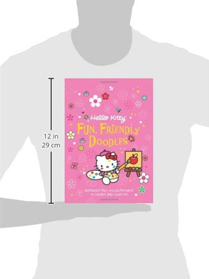 Hello Kitty Fun, Friendly Doodles: Supercute FullColor Pictures to Create and Complete,Used