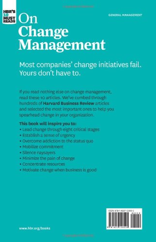 HBR's 10 Must Reads on Change Management (including featured article 'Leading Change,' by John P. Kotter),Used