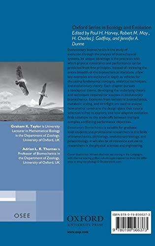 Evolutionary Biomechanics (Oxford Series in Ecology and Evolution),Used