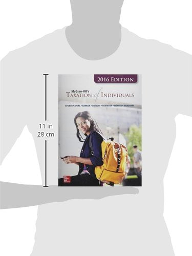 McGrawHill's Taxation of Individuals, 2016 Edition,Used