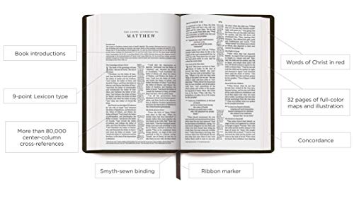 ESV Personal Reference Bible (TruTone, Deep Brown/Tan, Trail Design),Used