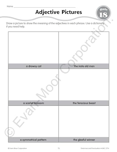 Grammar and Punctuation, Grade 4,New