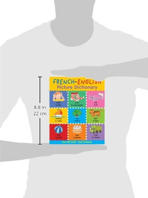 Sourcebooks Explore French-English Picture Dictionary for Kids - 350 Words with Pictures, Ideal for Toddlers 1-3, Homeschool Supplies