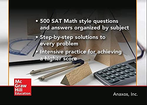 500 SAT Math Questions to Know by Test Day, Second Edition (Mcgraw Hill's 500 Questions to Know by Test Day),Used