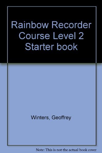 Rainbow Recorder Course Level 2 Starter book,Used