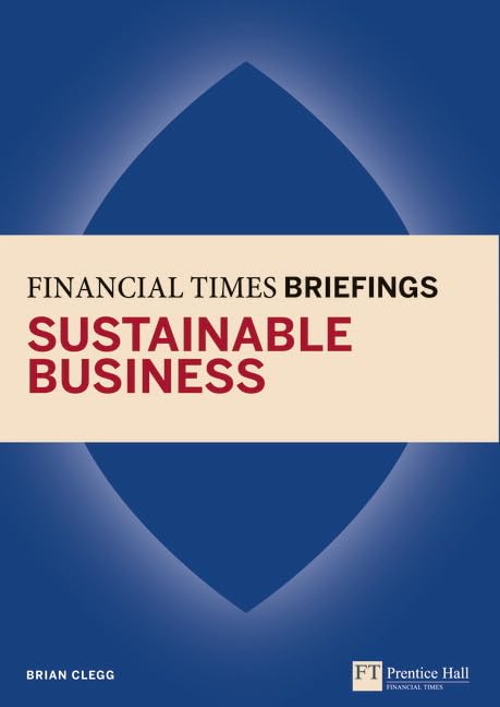 Clegg: FT Briefing Sustainable_p (Financial Times Briefings),Used