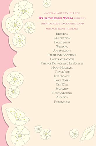 Write the Right Words: Messages from the Heart for Every Occasion,Used