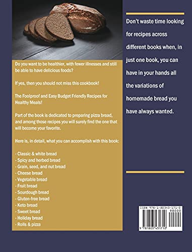 Cuisinart Bread Machine Cookbook 1500: 1500 Days Foolproof and Easy Budget Friendly Recipes for Your Cuisinart Bread Machine,Used