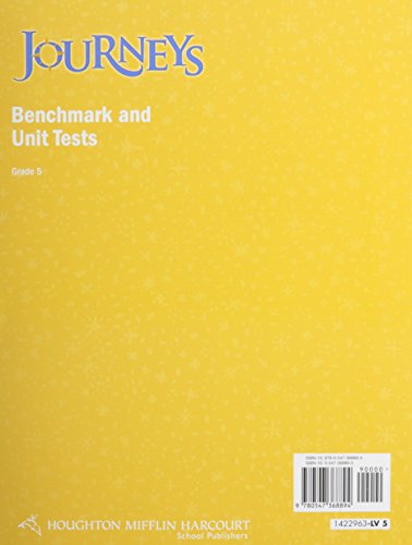 Journeys: Benchmark and Unit Tests Consumable Grade 5,Used