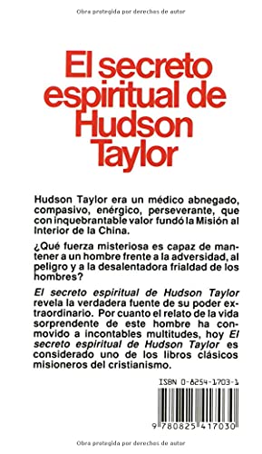Secreto espiritual de Hudson Taylor (Spanish Edition),Used