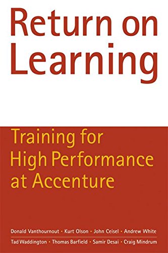 Return on Learning: Training for High Performance at Accenture,Used