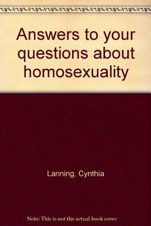 Answers to your questions about homosexuality,Used