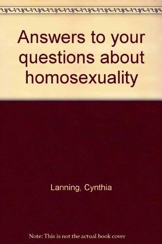 Answers to your questions about homosexuality,Used