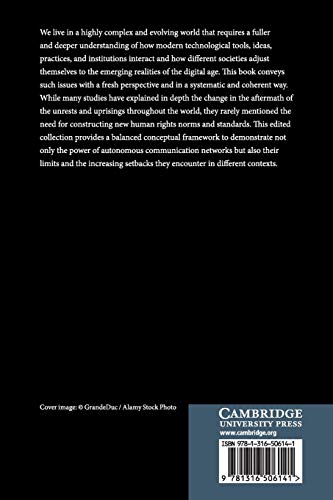 Information Politics, Protests, and Human Rights in the Digital Age,Used