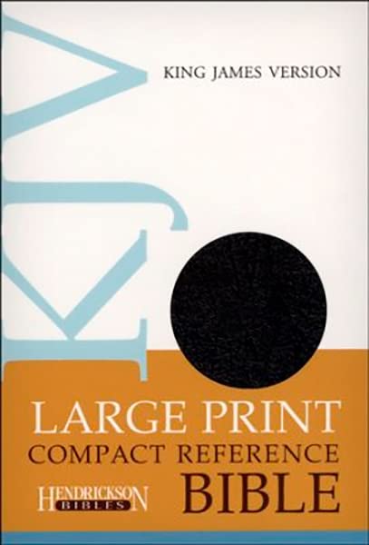KJV Large Print Compact Reference Bible,Used
