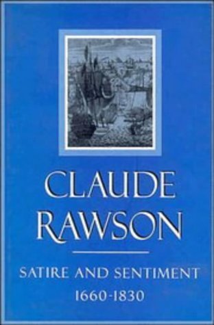Satire and Sentiment, 16601830,New
