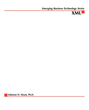 XML: eCommerce Solutions for Business and IT Managers,Used