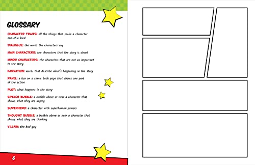 Draw Your Own Comic Book: ActionReady Comic Pages, KidFriendly Instructions, and Colorful Stickers to Bring Your Amazing Story,Used