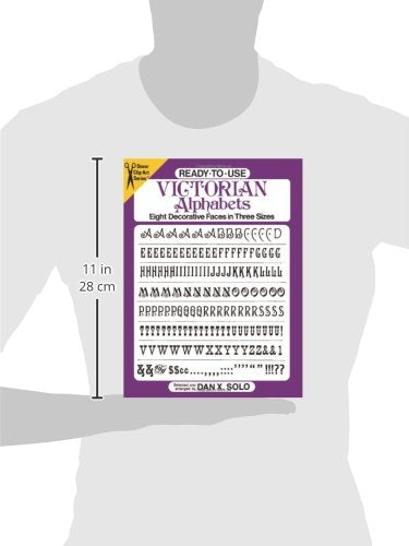 ReadytoUse Victorian Alphabets: Eight Decorative Faces in Three Sizes (Dover Clip Art ReadytoUse),Used
