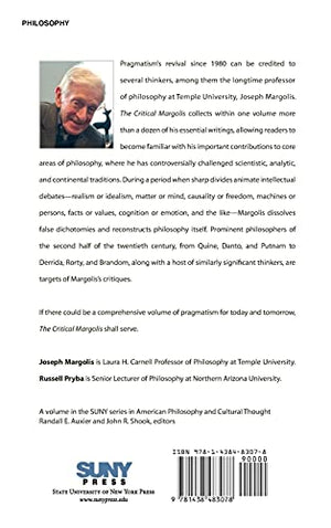 The Critical Margolis (SUNY Series in American Philosophy and Cultural Thought),Used