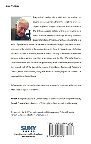 The Critical Margolis (SUNY Series in American Philosophy and Cultural Thought),Used