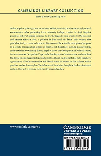 Physics and Politics: Or Thoughts on the Application of the Principles of Natural Selection and Inheritance to Political Society,Used