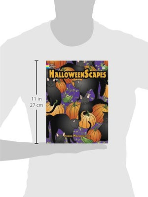 HalloweenScapes Coloring Book (Dover Halloween Coloring Books),Used