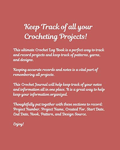 All My Crochet Shit: Hobby Projects DIY Craft Pattern Organizer Needle Inventory,Used